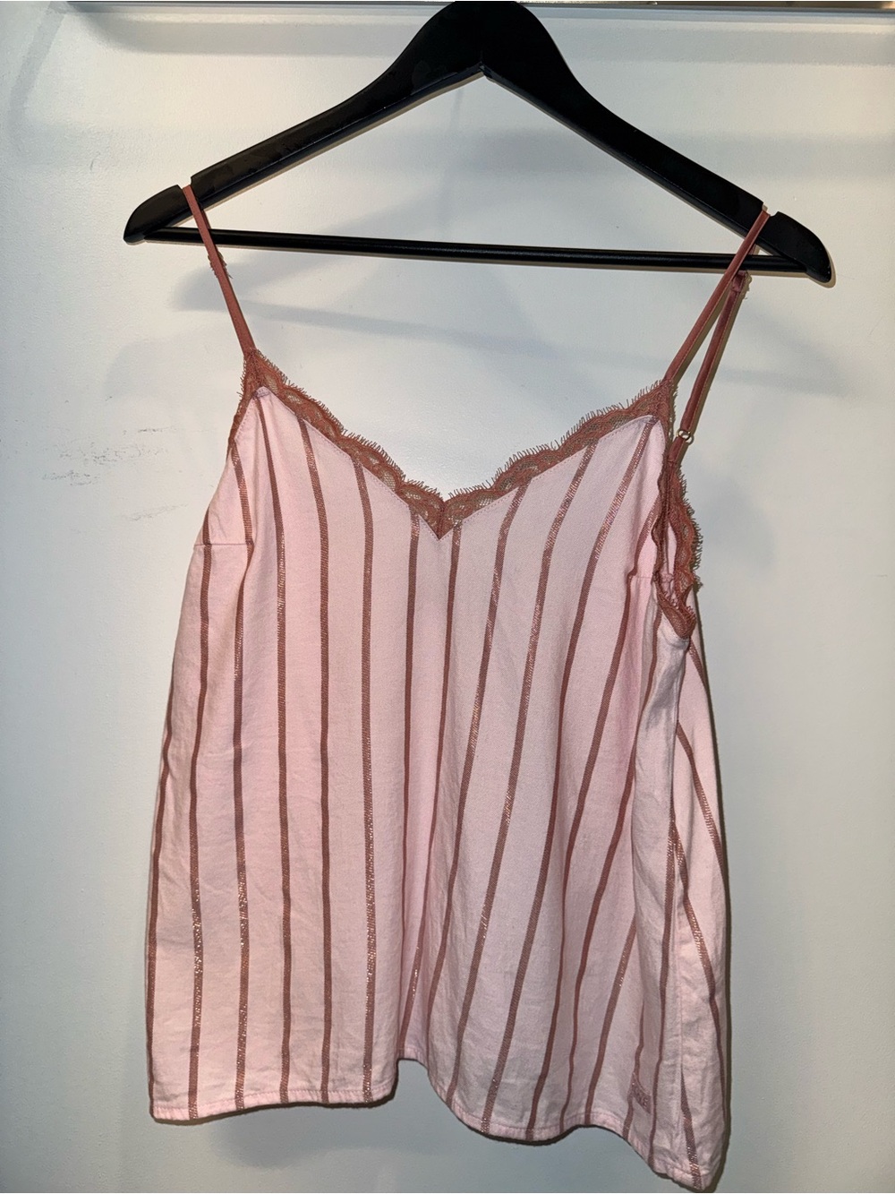 Victoria’s Secret Pink Lace-Trim Camisole Tank Top